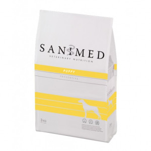 SANIMED PUPPY - sausā barība kucēniem 3kg